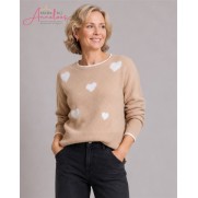 Micha Pullover 183105 hartjes Camel ecru